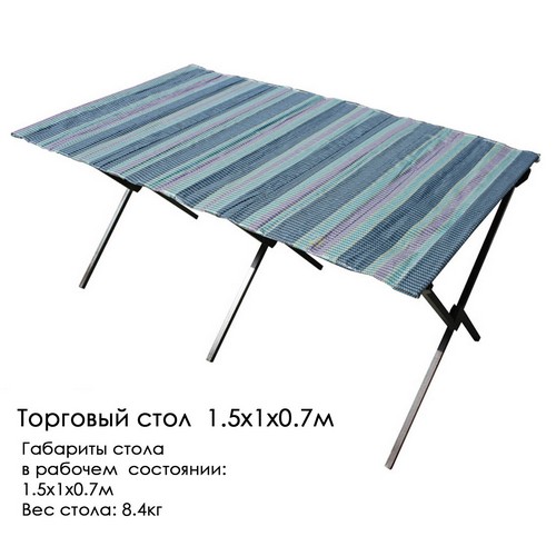 Торговые столы, и комплектующие: каркас/столешница